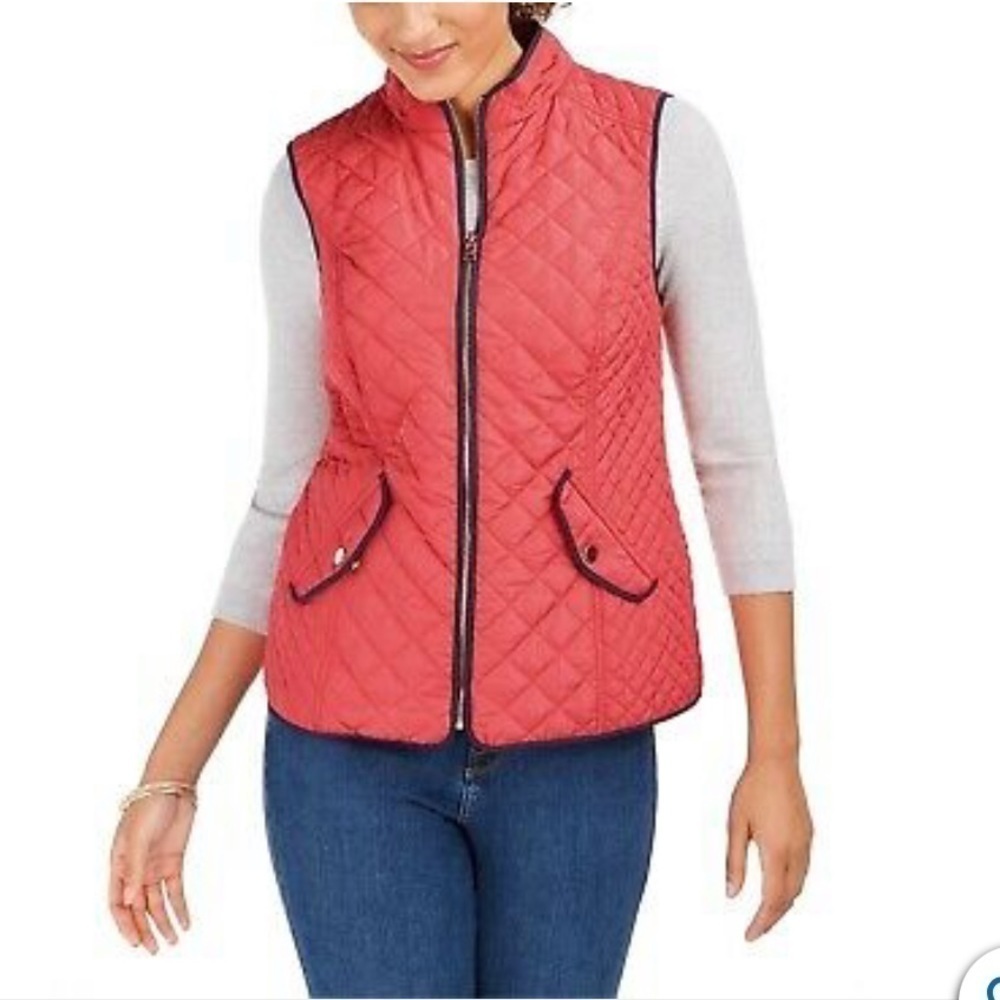 Charter Club Quilted Vest Women’s